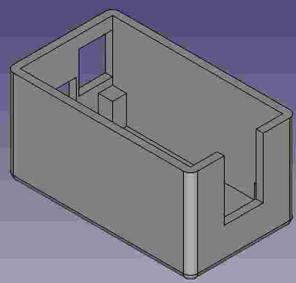 FreeCAD model bottom